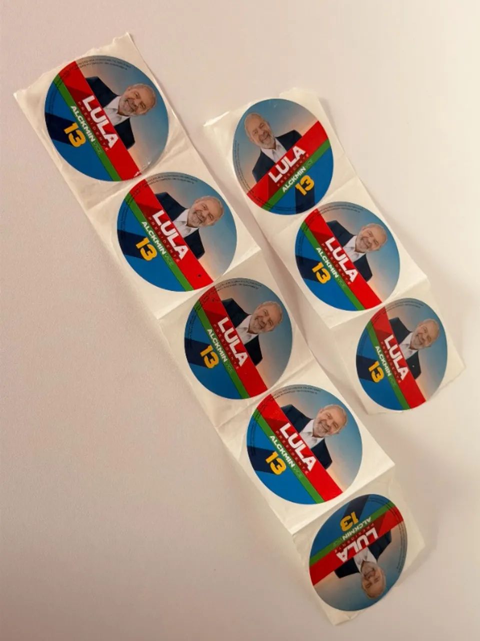 adesivos campanha Lula 2022