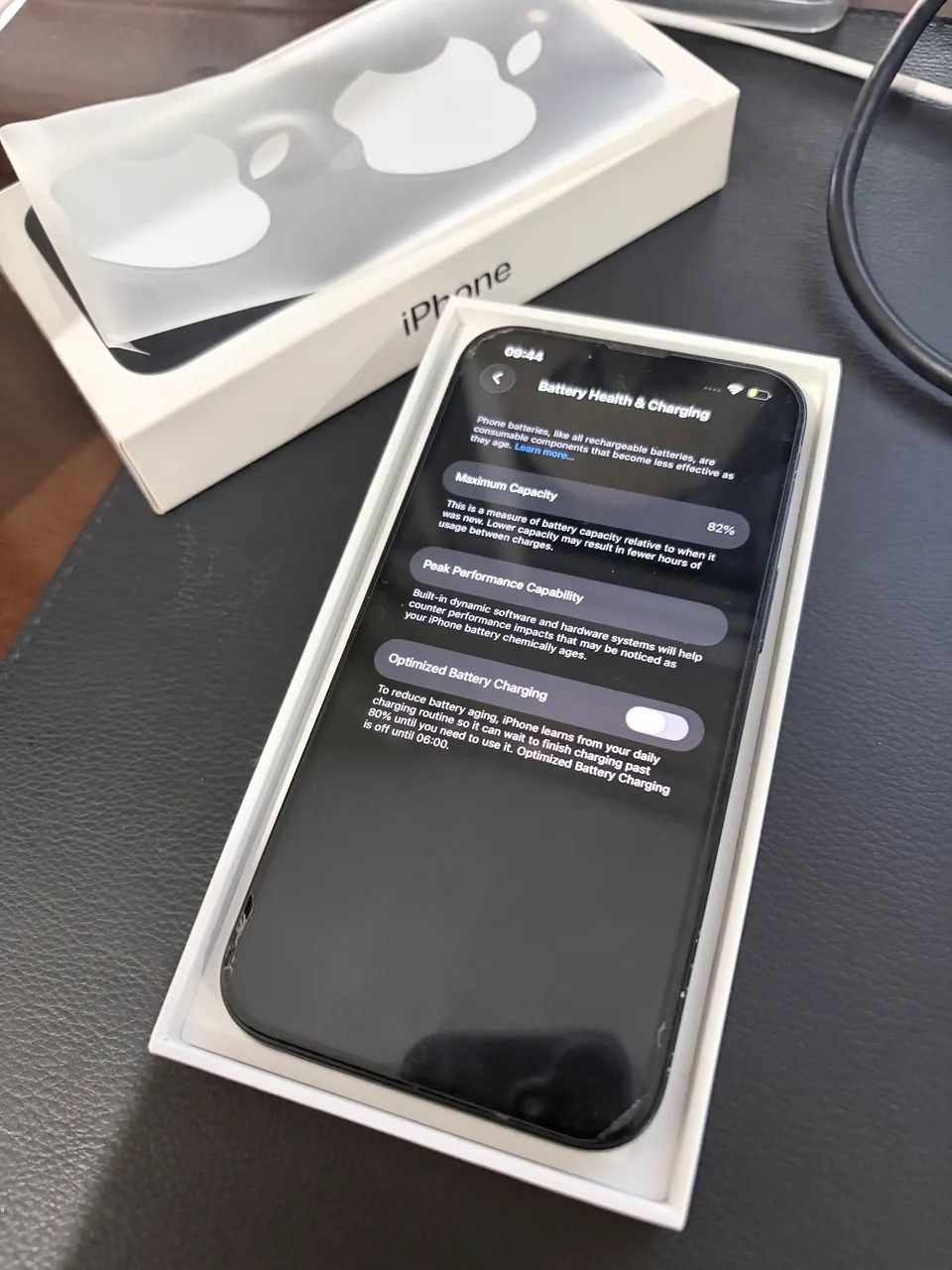 iPhone 13 - [128 GB] - 82% de bateria - Caixa e Cabo - Foto 4