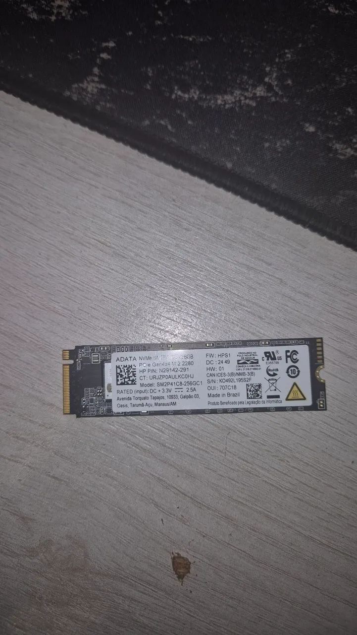 SSD 256GB M.2 ADATA