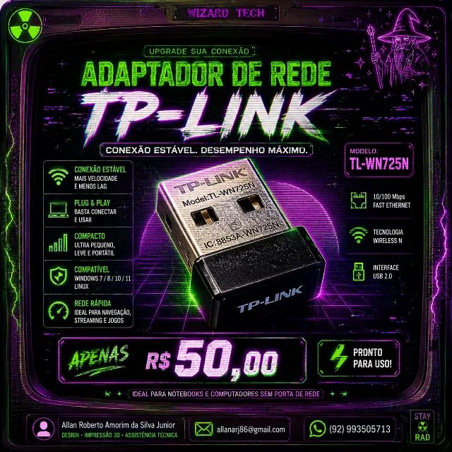 ADAPTADOR DE REDE TP-LINK