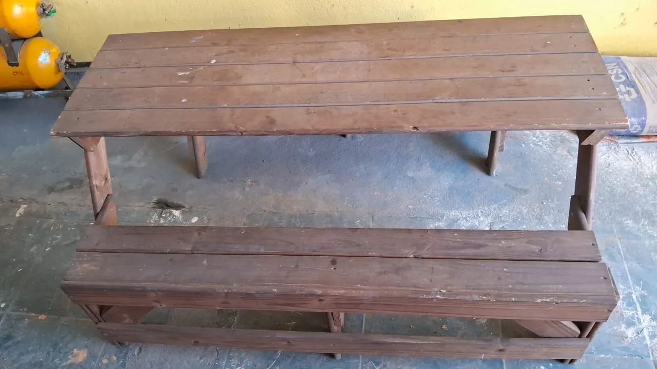Banco que vira mesa - Foto 3