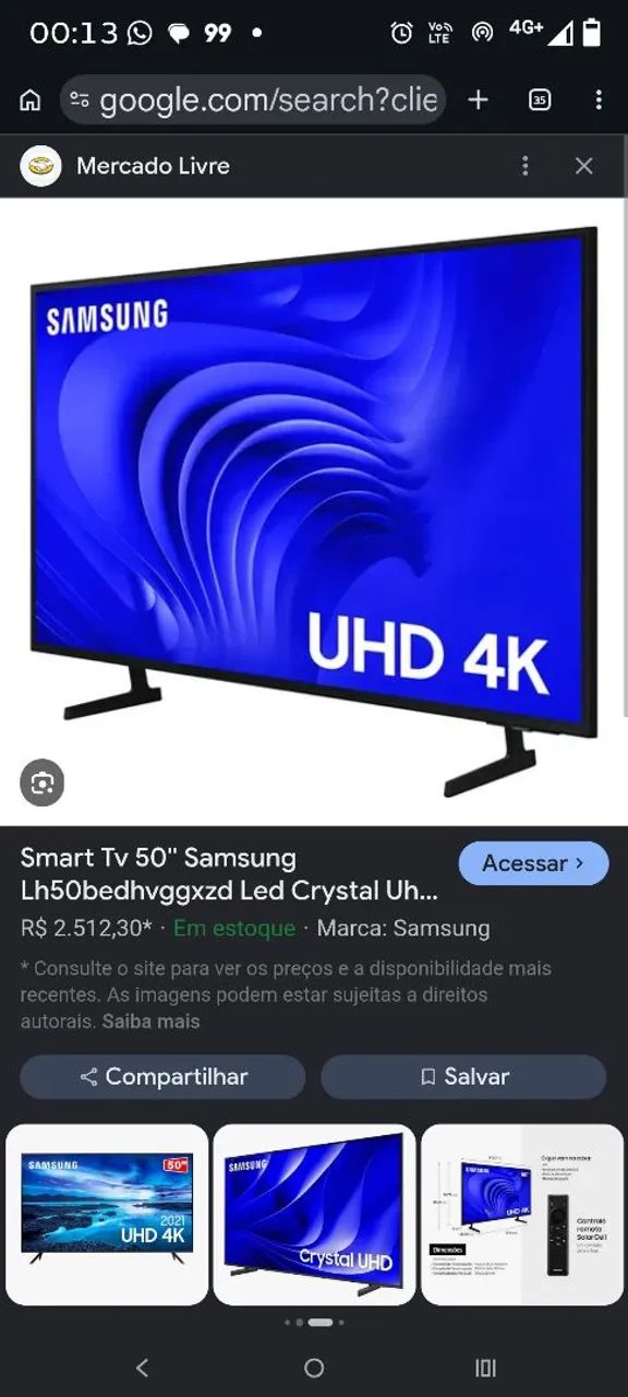 Tv Samsung 50 polegadas defeito - Foto 3