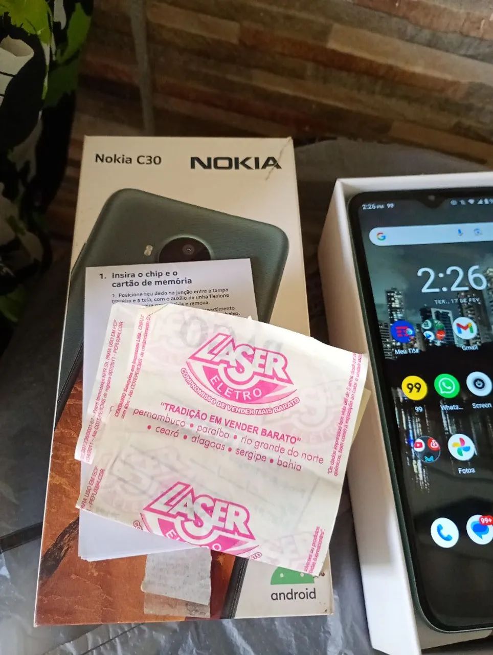 Celular Nokia c30 telão grande  - Foto 2