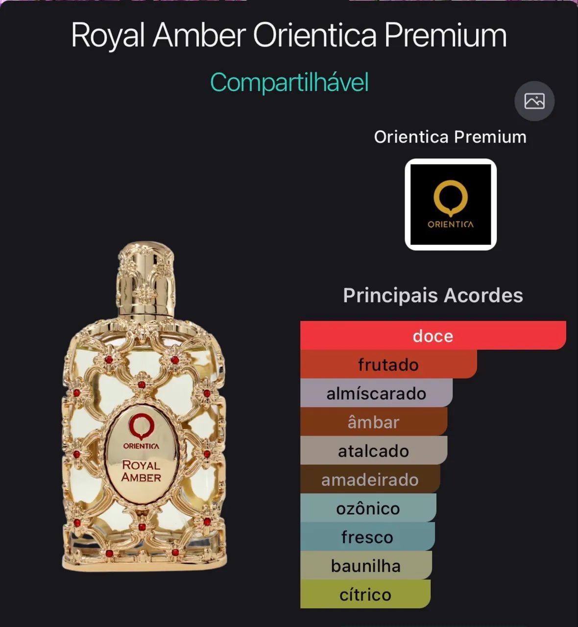 body splash árabe - royal amber shimmer 200ml - Foto 3