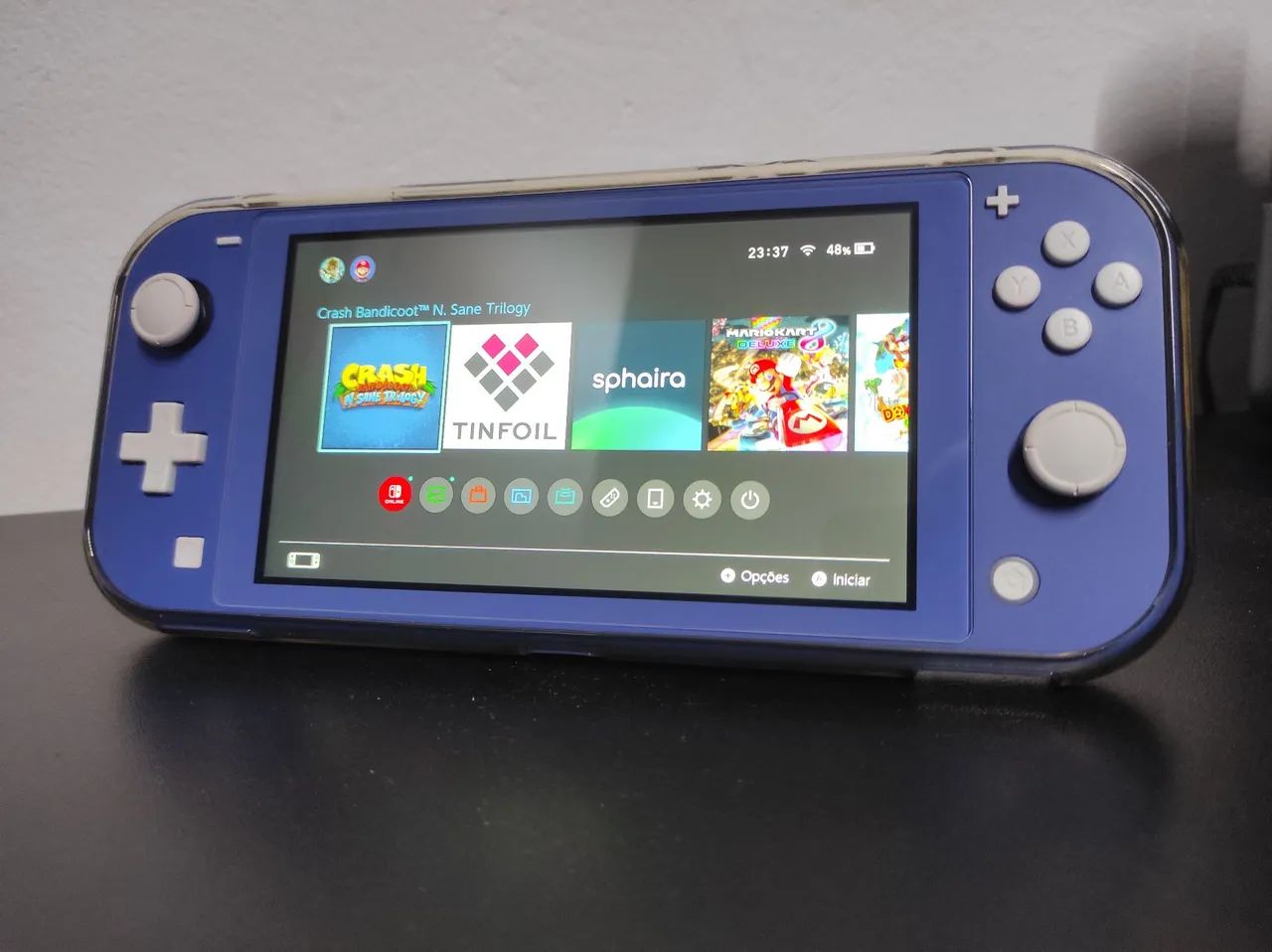 Nintendo Switch Lite Azul - 64gb - Impecável - Desbloqueado