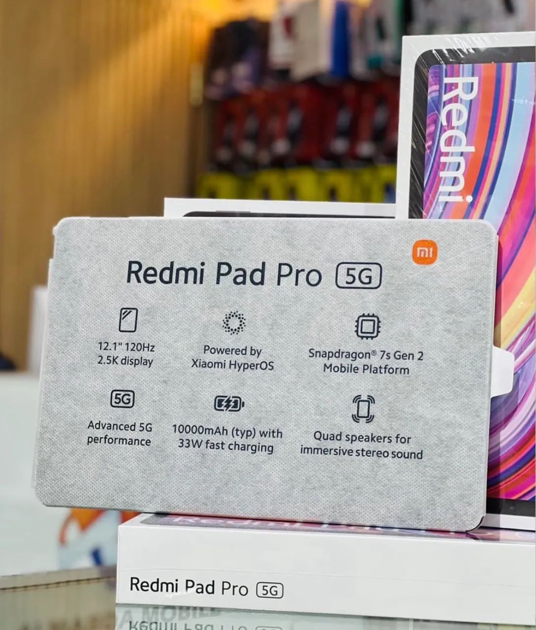 Tablet RedmiPad Pro 5G - Novo, Lacrado! 128/6gb! Com GPS! - Foto 3