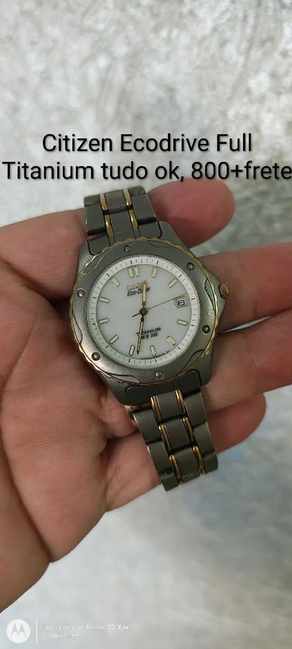 Relógio Citizen ecodrive tudo ok 