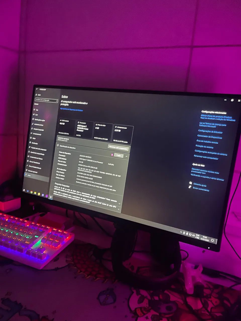 MONITOR 144 ASUS PAINEL IPS - Foto 3