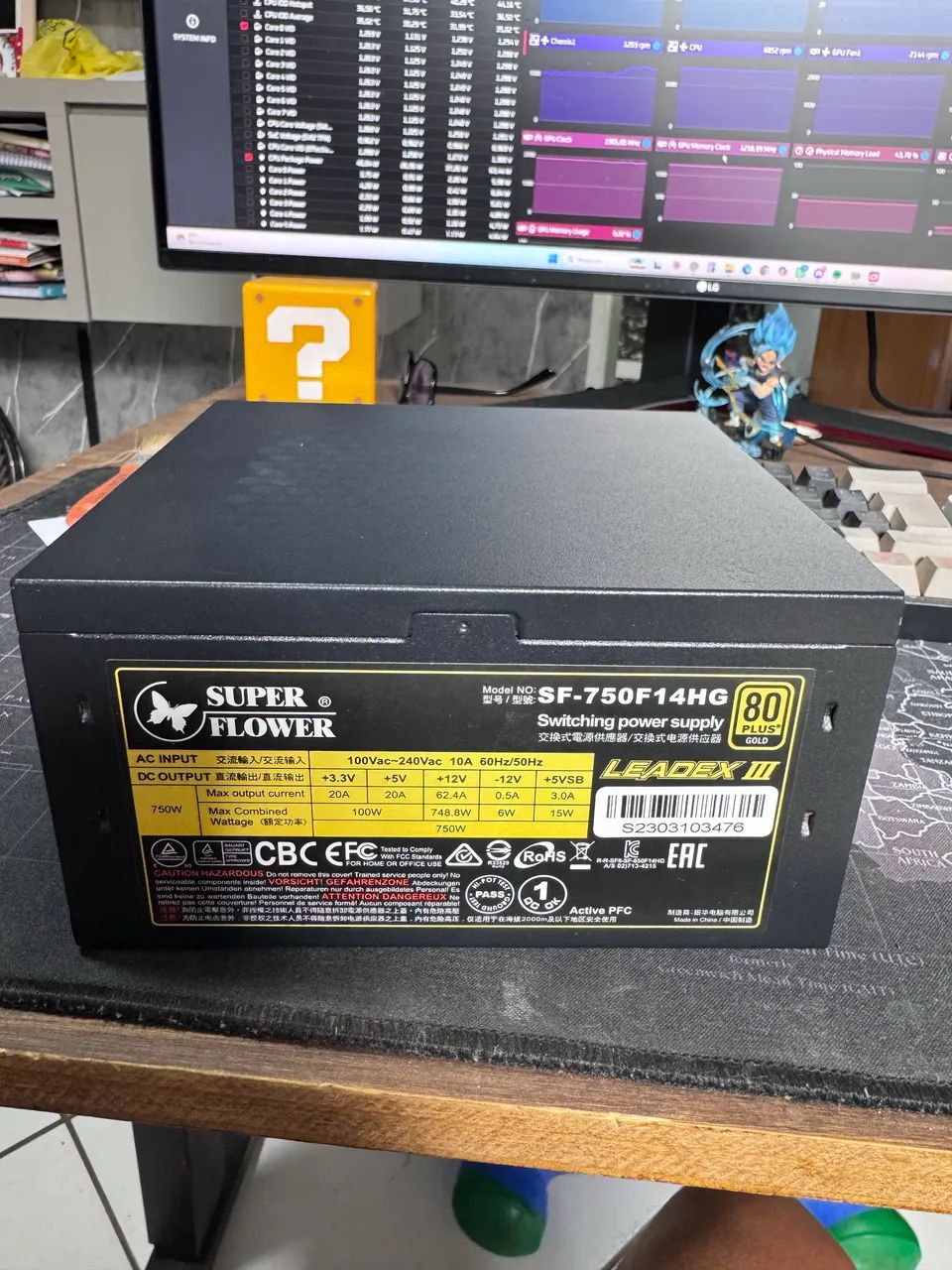 Fonte super flower 750w 80 plus - Foto 4