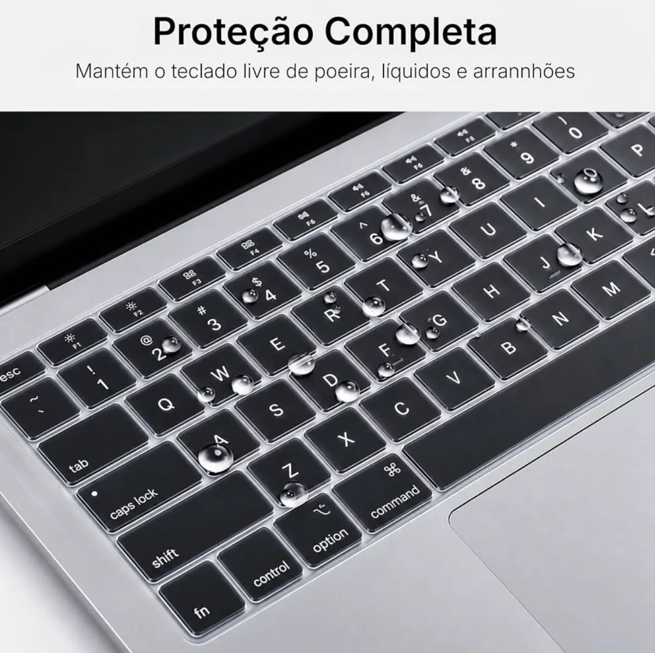 Capa para MacBook Air 15 com Protetor de Teclado - Modelos M2 M3 M4 M5