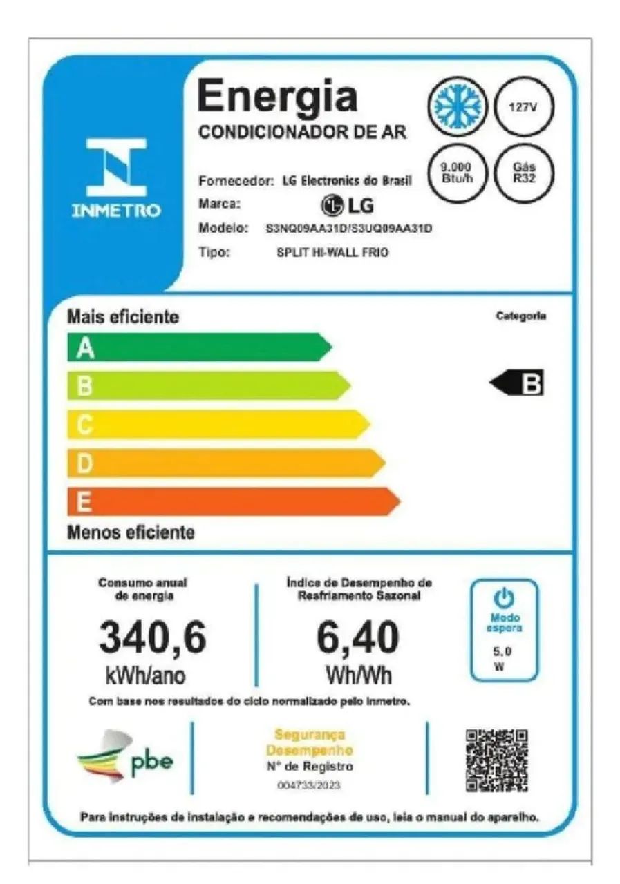 Ar condicionado Split de 9.000 btus LG - Foto 4