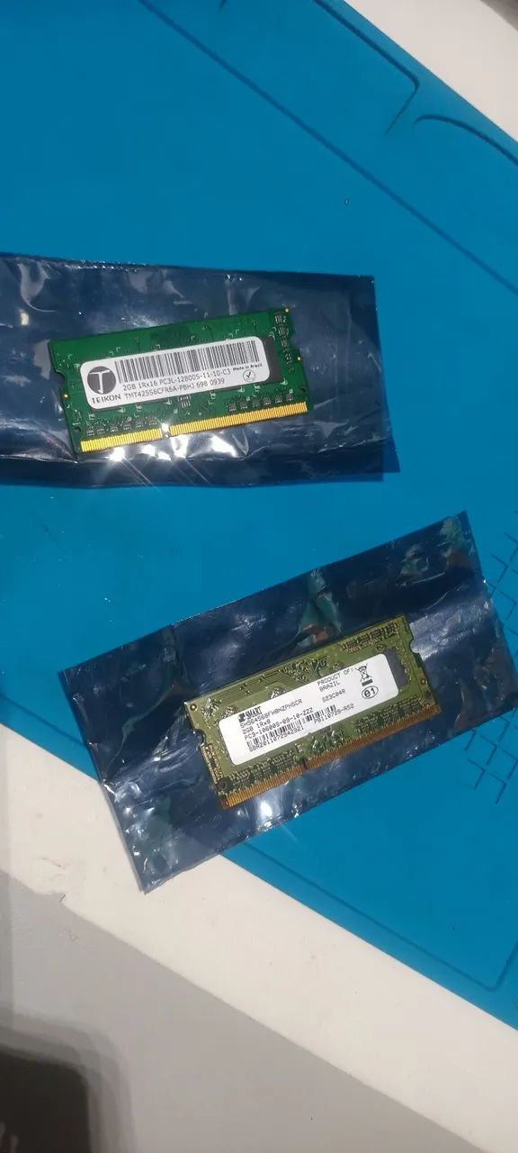 Memória RAM DDR3 notebook 2x2gb