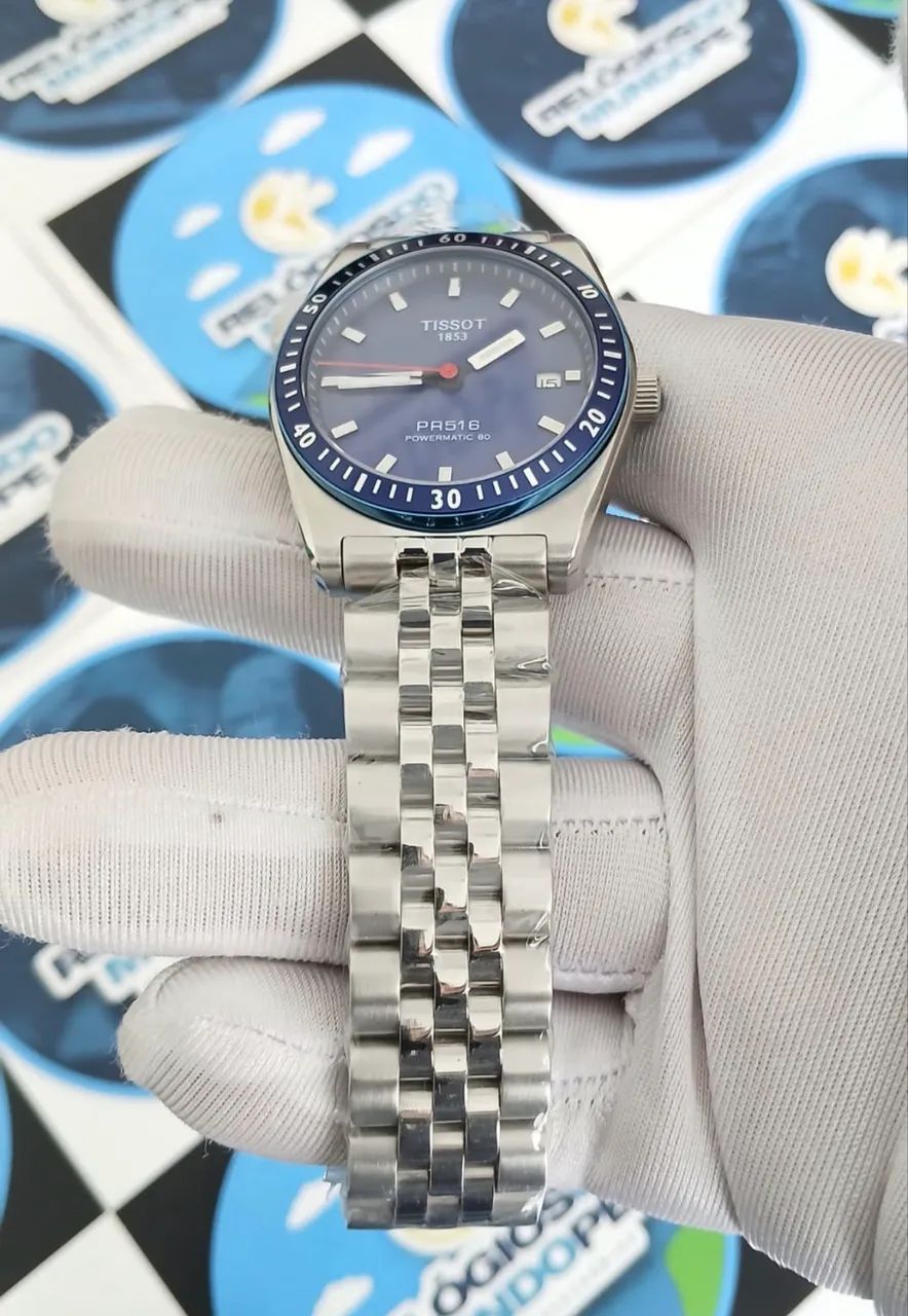 RELÓGIO TISSOT PR516 BLUE AUTOMÁTICO  - Foto 2