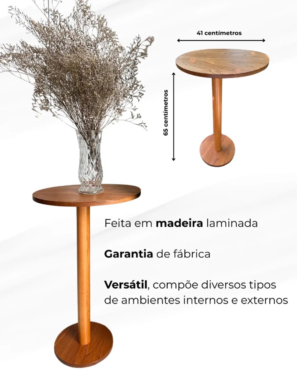 mesinha monopé lateral orgânica  - Foto 5