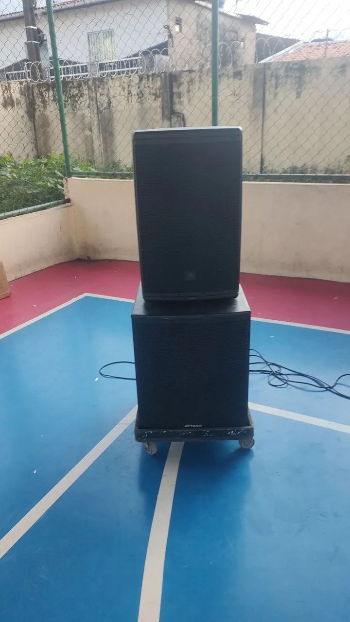 Aluguel Caixa de som microfone sem fio - Foto 4