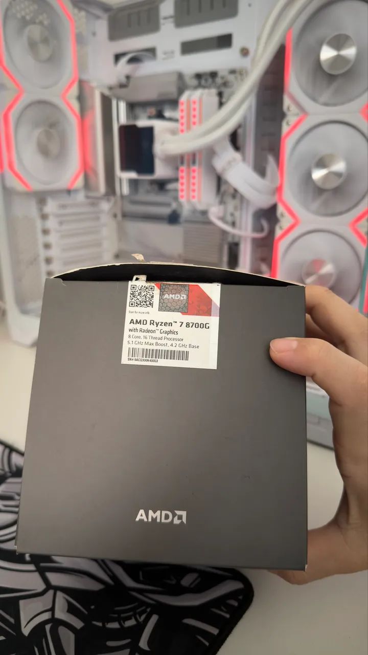 PROCESSADOR AMD RYZEN 7 8700G, 8-CORE, 16-THREADS, 4.2GHZ (5.1GHZ TURBO) - Foto 2