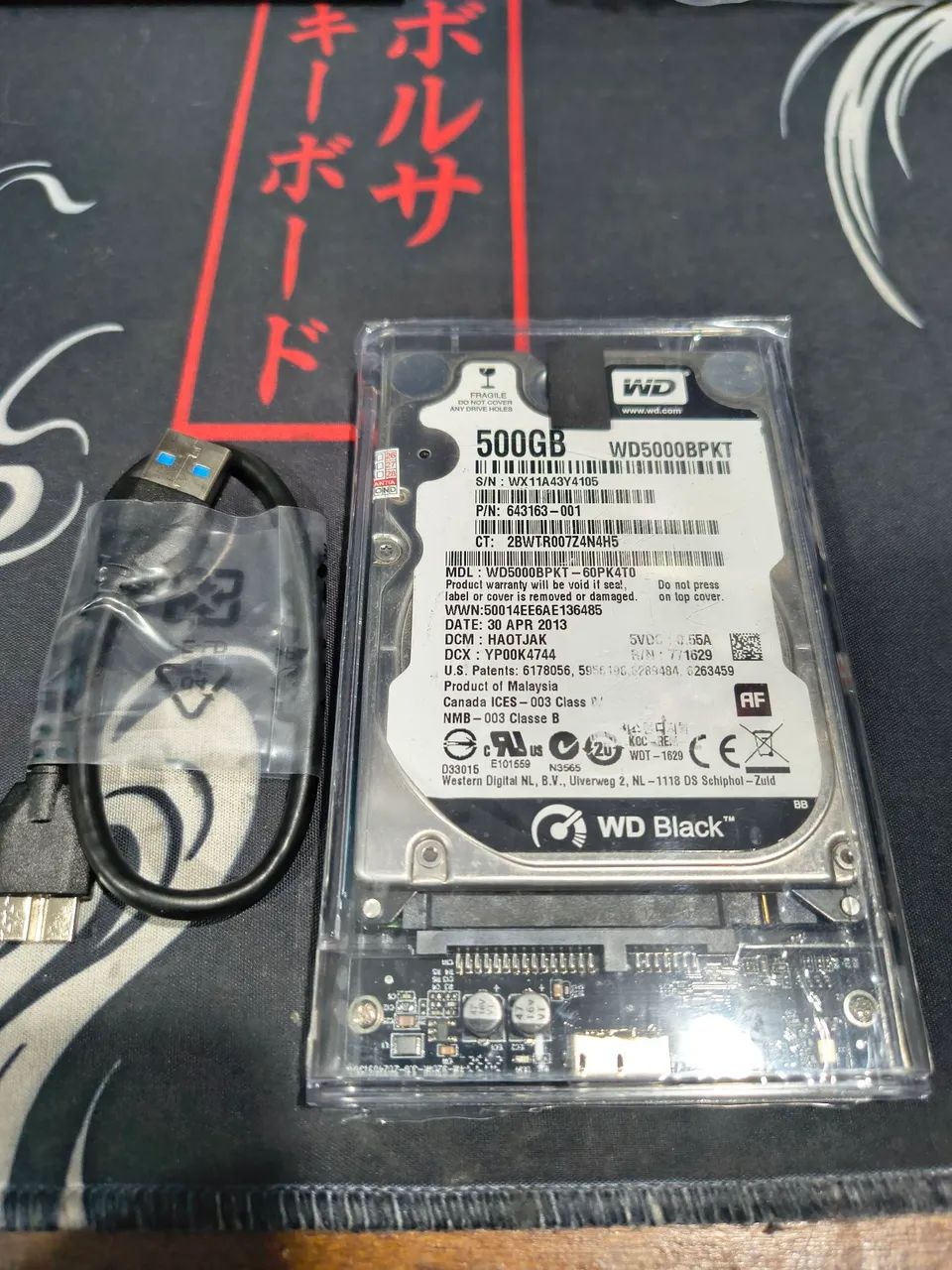 HD externo 500gb WD black - Foto 3