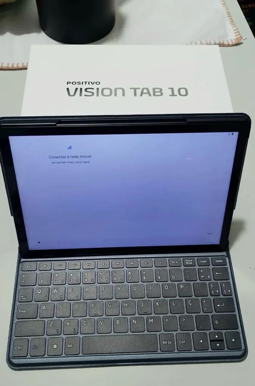 Tablet Positivo TAB10 128GB com Capa Teclado Novo - Foto 2