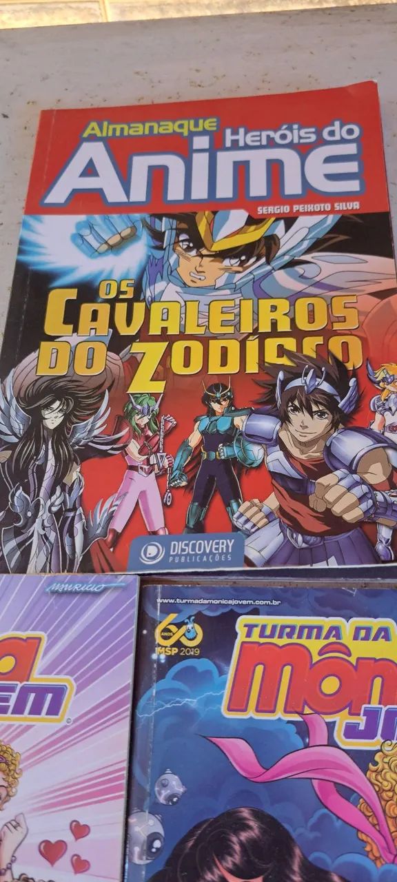 Revista os cavaleiros do Zodíaco e turma da Mônica 20,00 cada