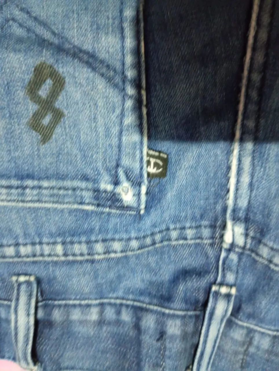 Calsa jeans customizada por mim - Foto 4