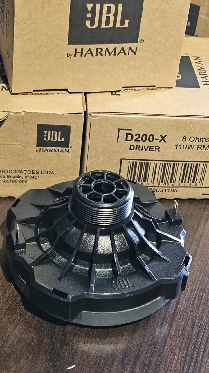 Driver D200x Jbl 110wrms 8ohms para Corneta 1 polegada