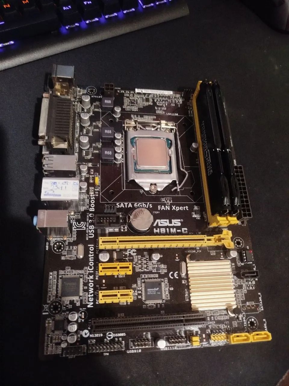Kit i7 4790k + h81 Asus + 2x8GB - Foto 2