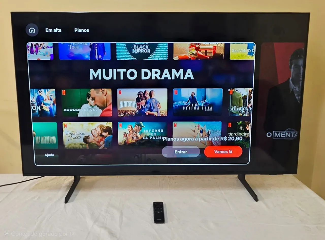 TV SAMSUNG LED ULTRA HD 4K SMART WI-FI 43 POLEGADAS  - Foto 2