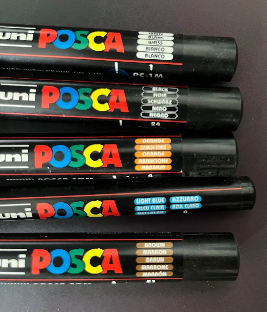 Kit 5 Canetas Posca - Novíssimas (Desisti da carreira de artista! ?) - Foto 4