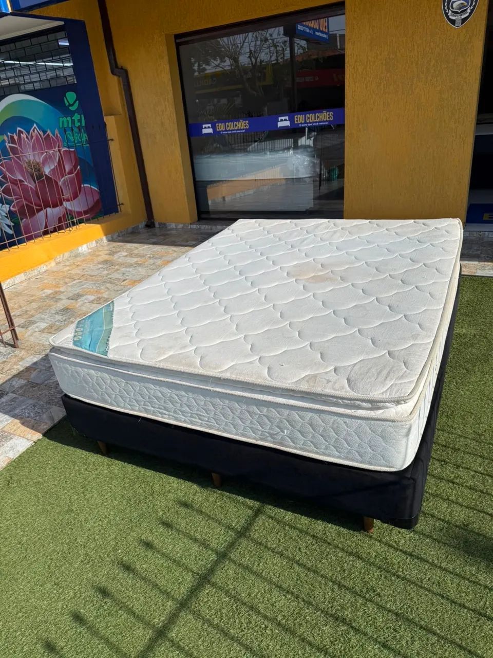 Cama box Queen size LE MARTAN USADA TOP - ENTREGAMOS  - Foto 2