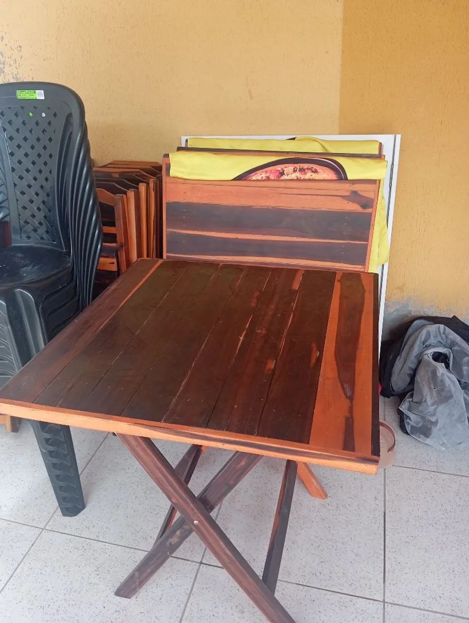 Mesa de madeira para restaurante 