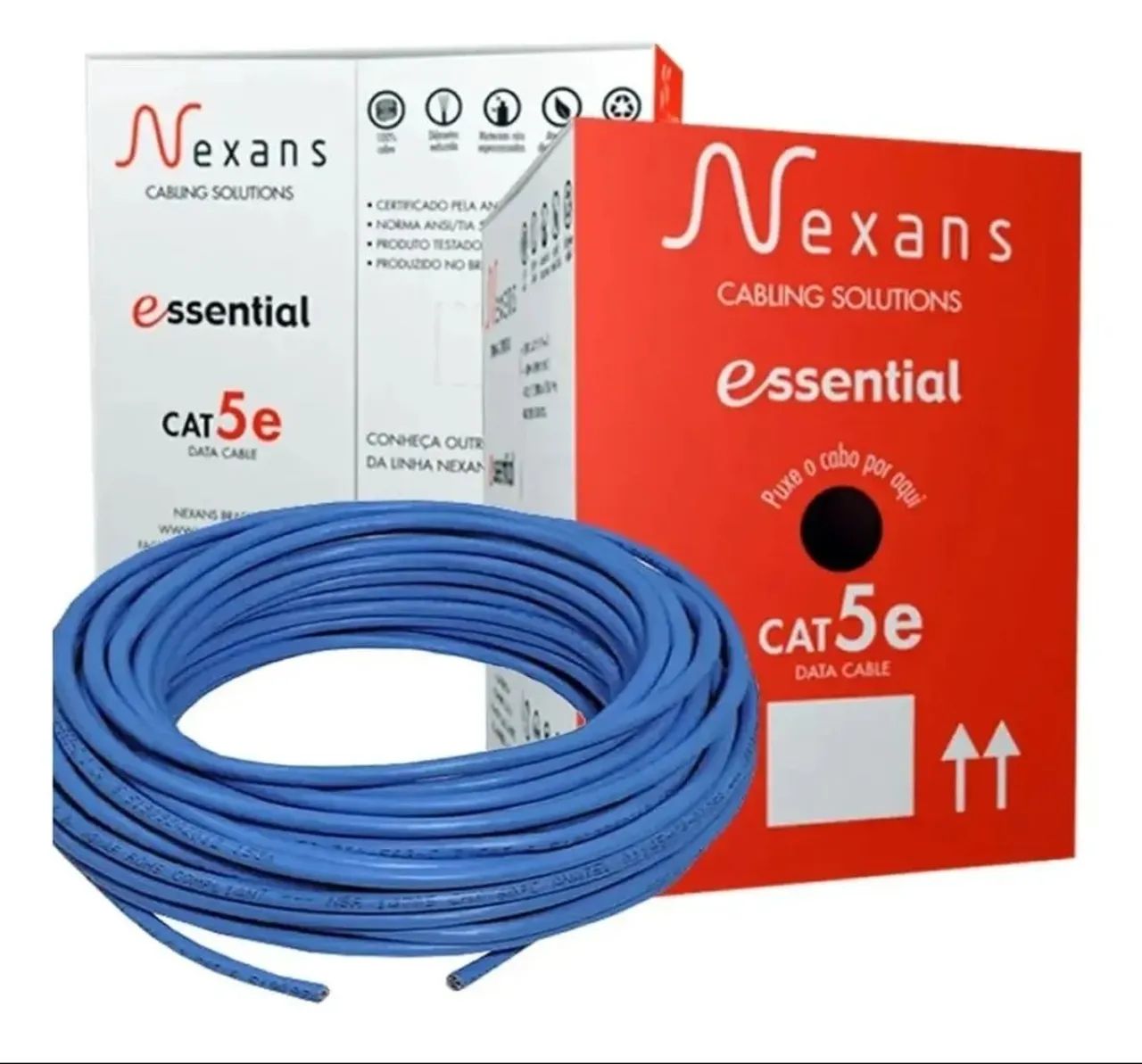 Caixa de Cabo de Rede Cat5e Nexans 305 Metros