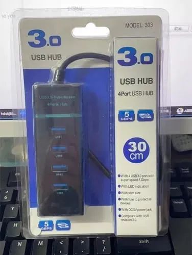 Hub Cabo Usb 3.0 C/ 4 Portas Usb *ENTREGA GRÁTIS* - Foto 5