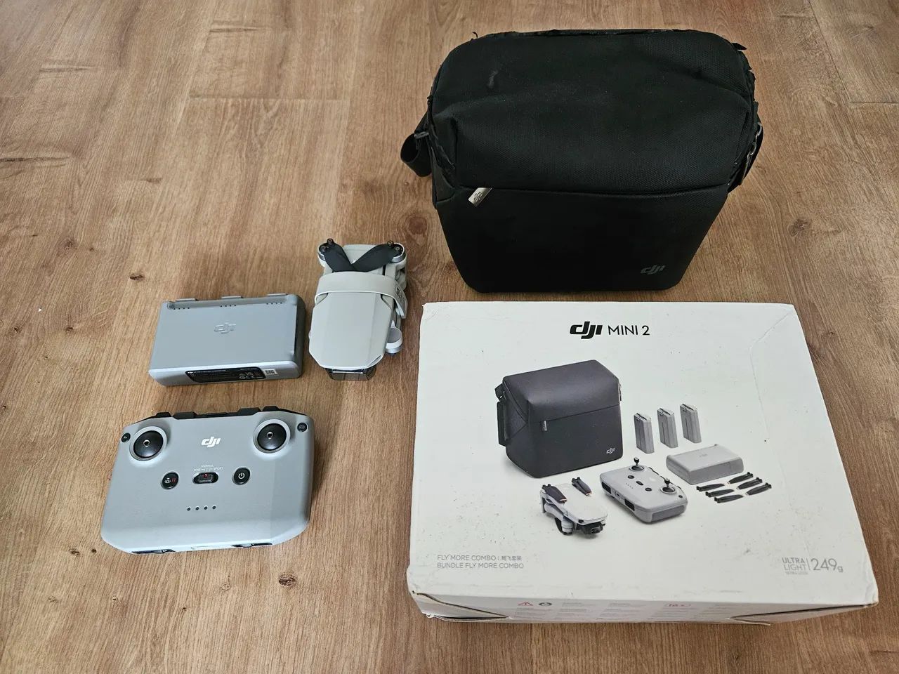 Drone DJI Mini 2 muito novo