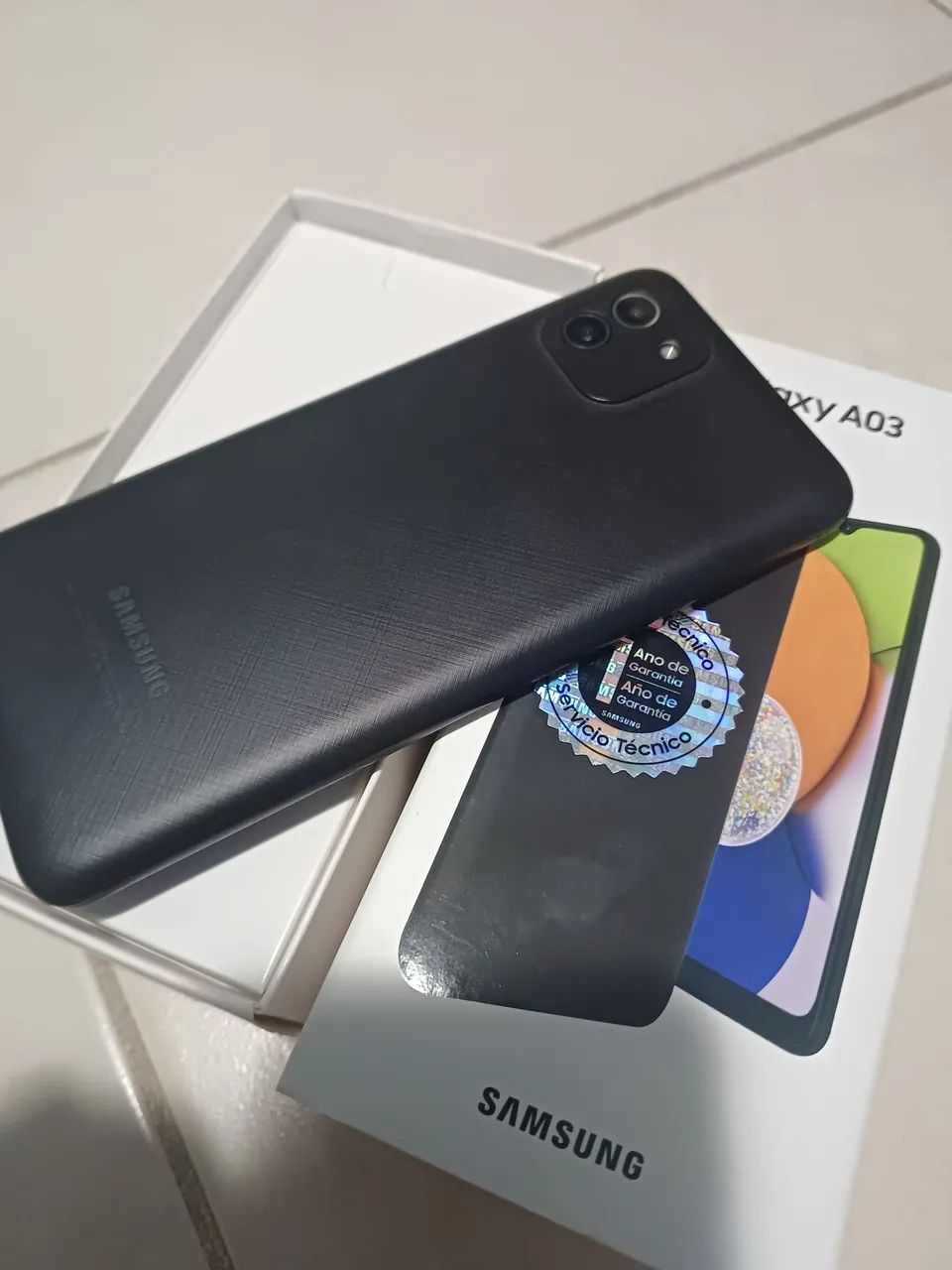 Samsung Galaxy A03 64gb com caixa completa, capa e película - Foto 4