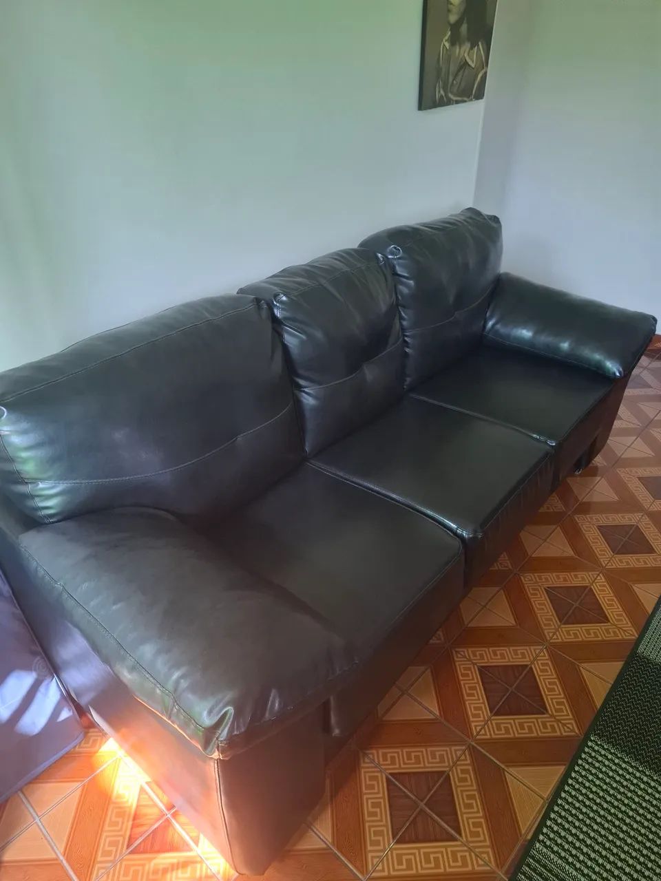 Sofá de couro