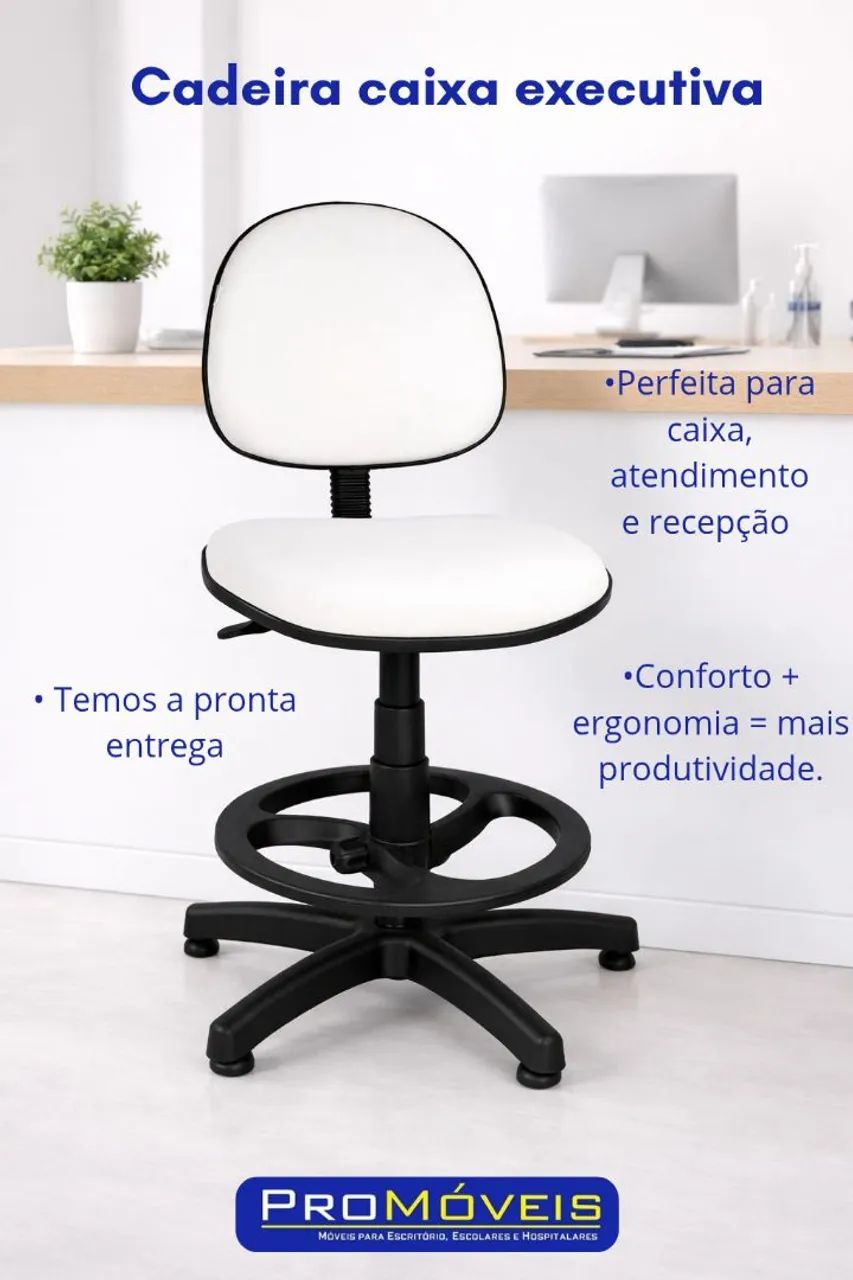Cadeira executiva caixa 