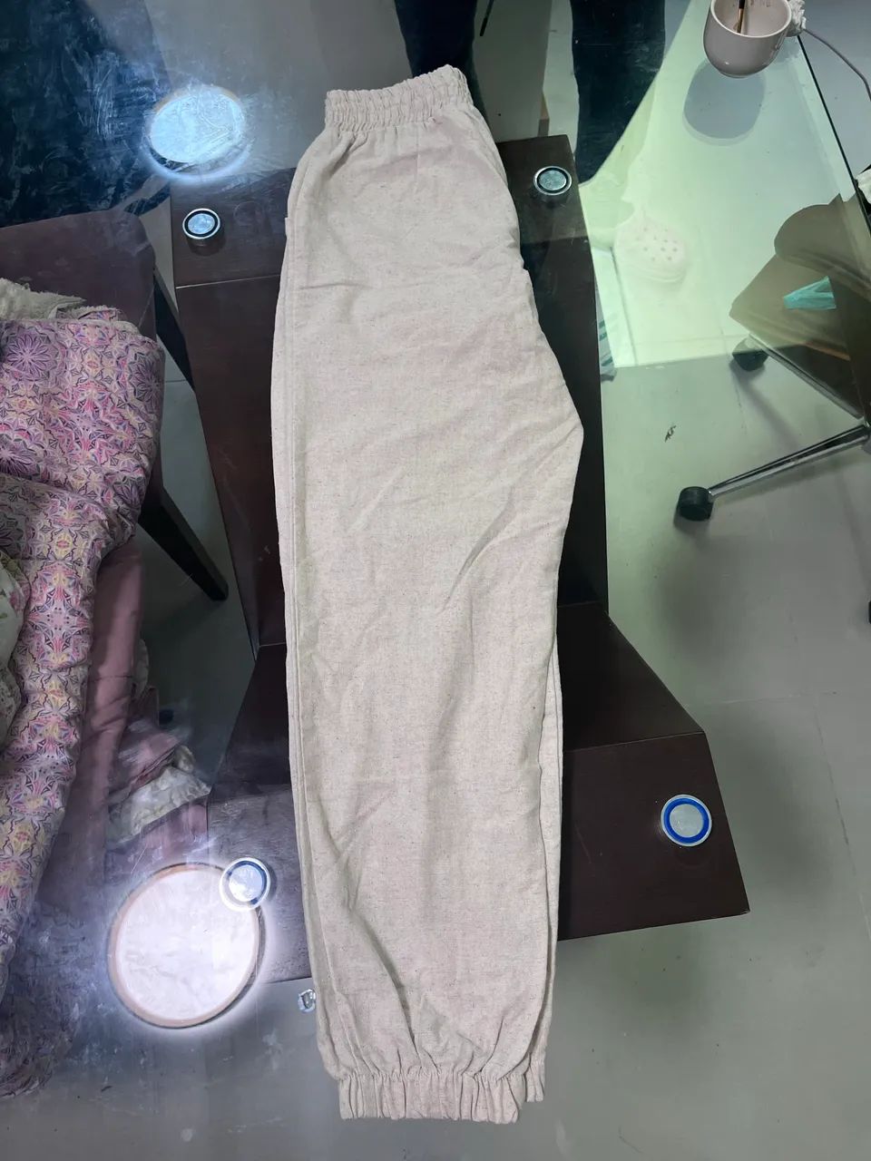 Calça jogger de linho - Foto 2