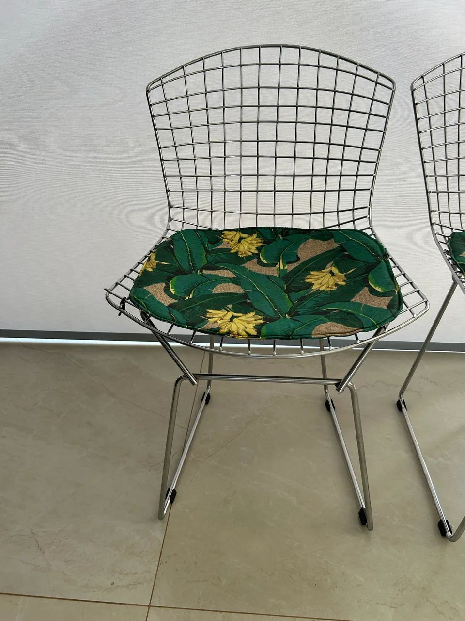 Cadeiras cromadas Bertoia  - Foto 3