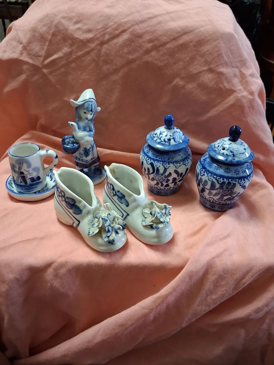 ENFEITES ANTIGOS HOLANDA  DE PORCELANA  - Foto 5