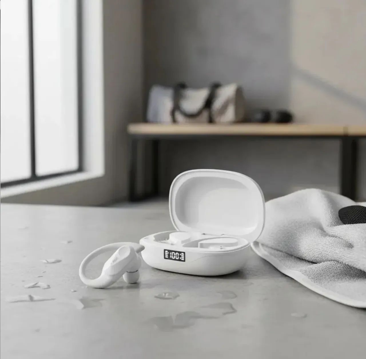 Fone bluetooth AOC Branco R$ 75 - Foto 4