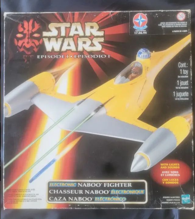 Star Wars Nave Naboo Fighter Estrela 1998