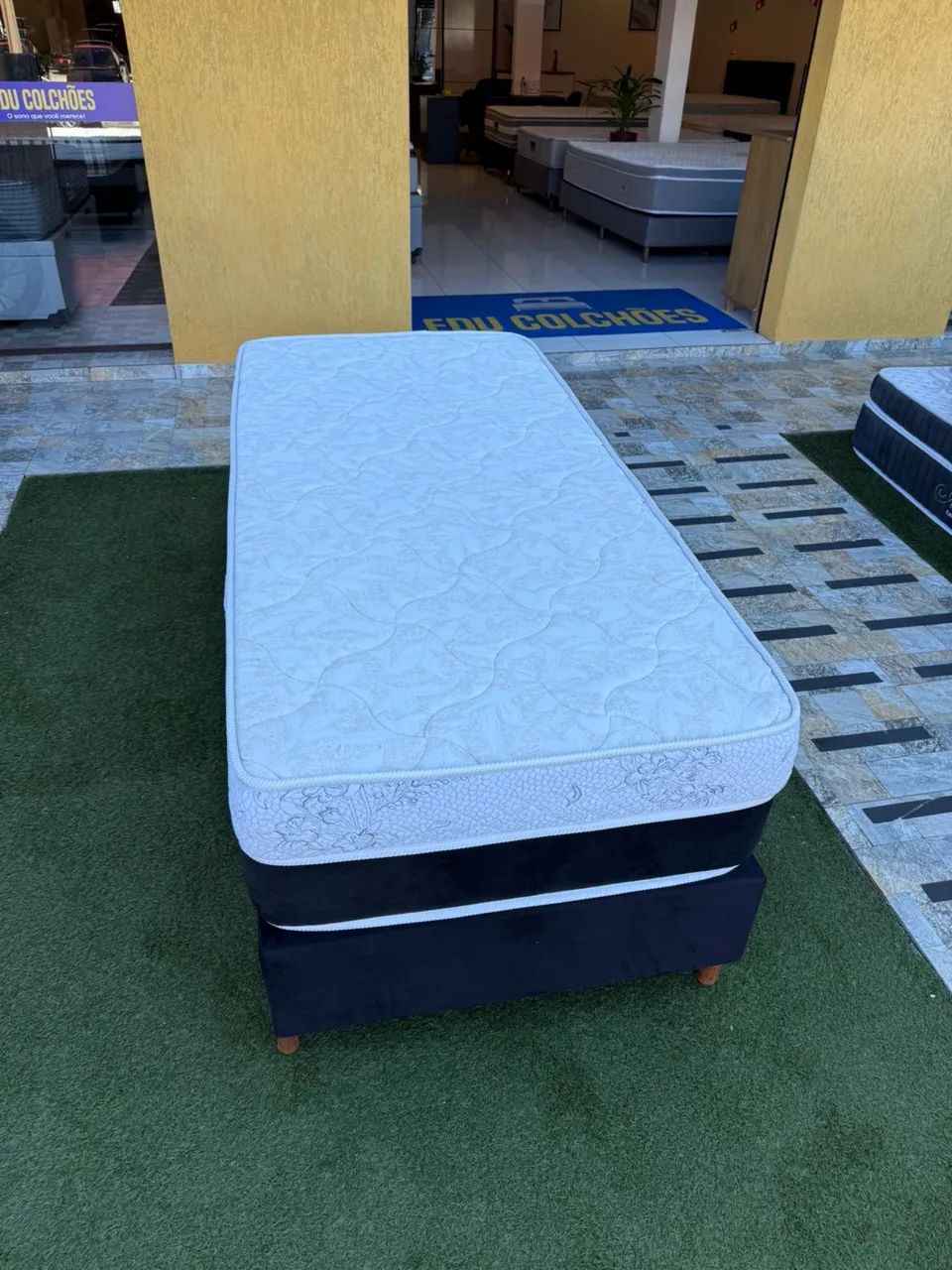 Cama de Solteiro com colchão Solteiro TOP - Entrego!  - Foto 4