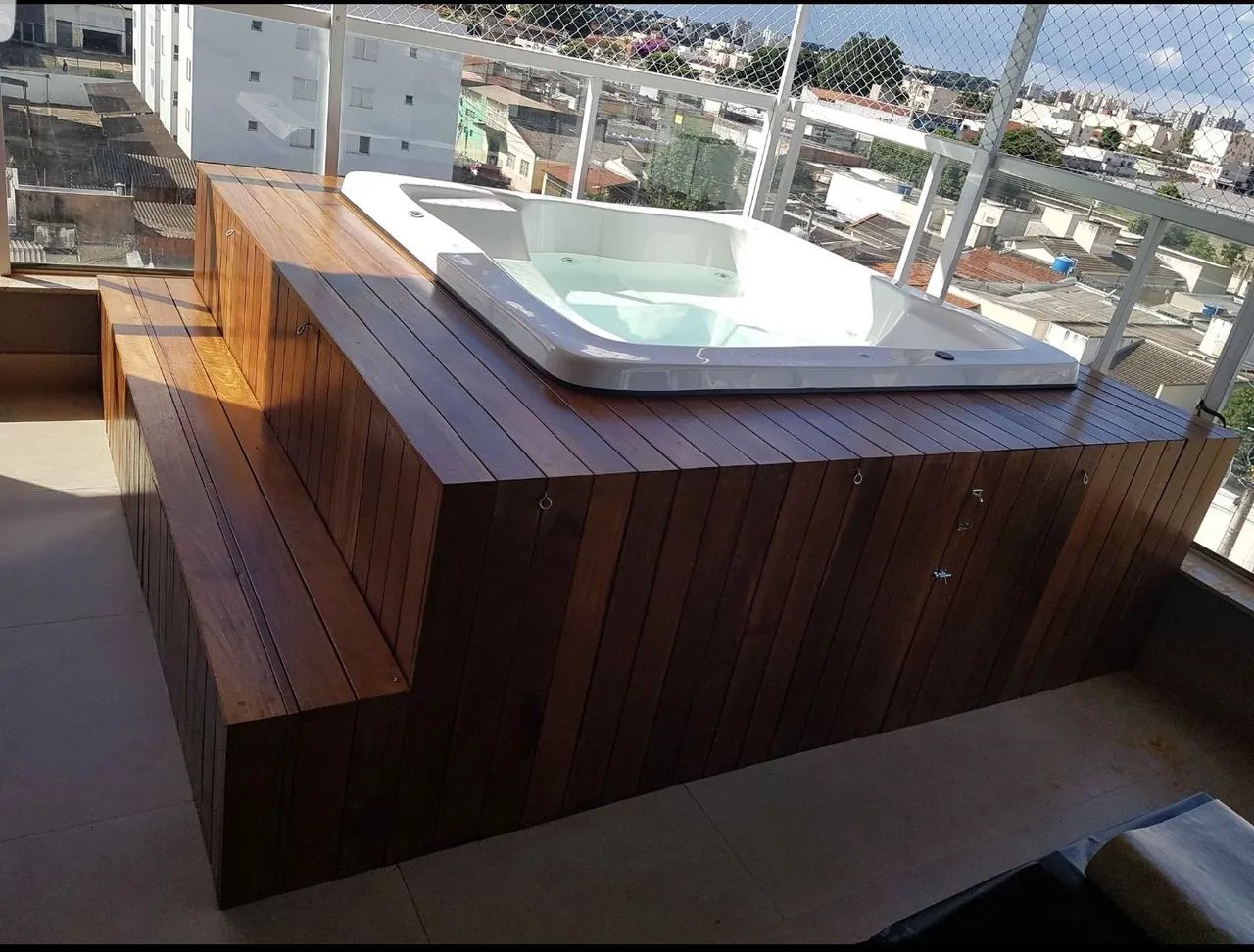 Jacuzzi, Banheira ( deck em madeira) - Foto 2