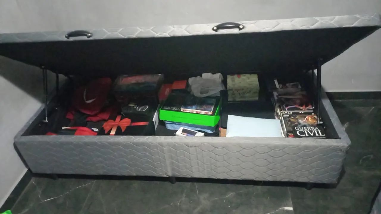 VENDO COLCHAO + BAU SOLTEIRO - ZERO - Foto 2