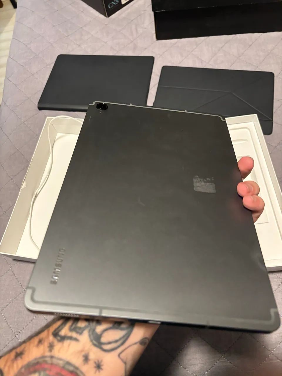Samsung Galaxy Tab S9 FE 128GB Wi-Fi + S Pen + Capa + Caixa + Capa com teclado  - Foto 5