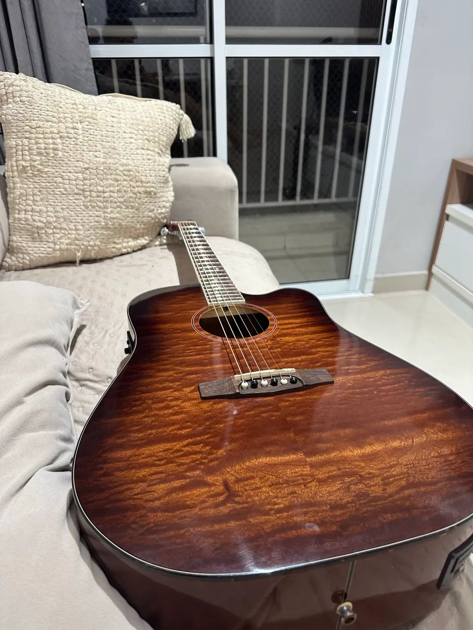 VIOLÃO CORT AD890MCF NAT - ELETROACÚSTICO FISHMAN - Foto 4