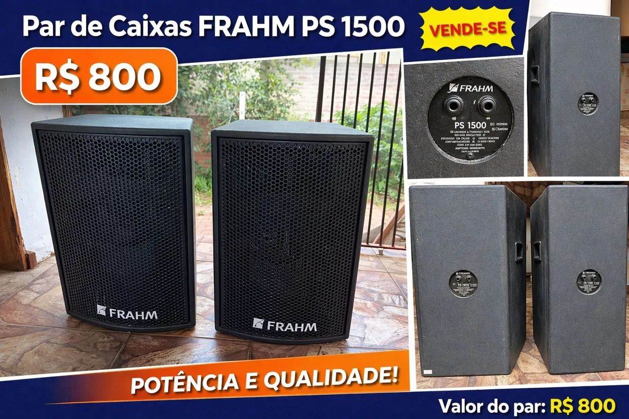 Caixa de som frahm 