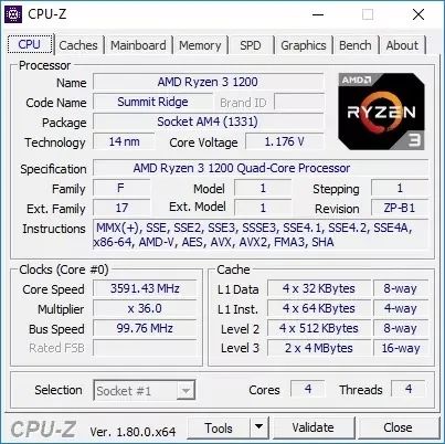 Processador AMD Ryzen 3 1200 c/ cooler padrão AMD - Foto 2