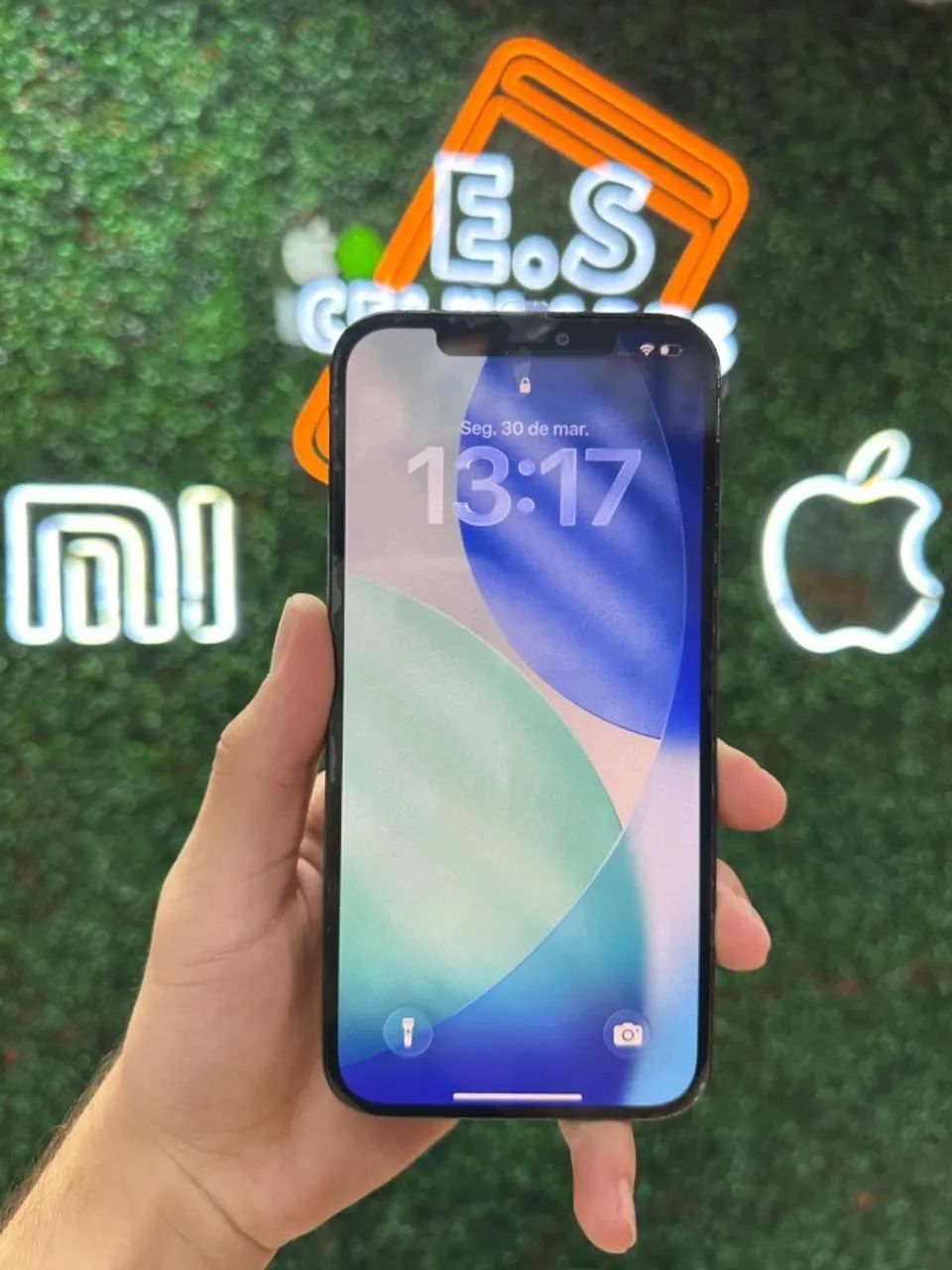 IPHONE 12 PRO MAX AZUL 128GB - 90 DIAS DE GARANTIA - Foto 4