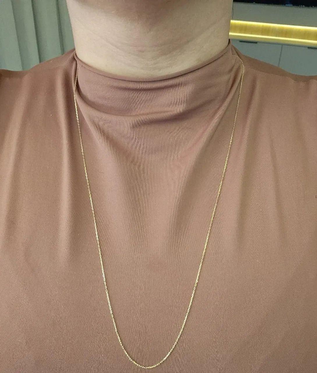 Corrente Elo Cartier 68cm - Ouro Amarelo18k